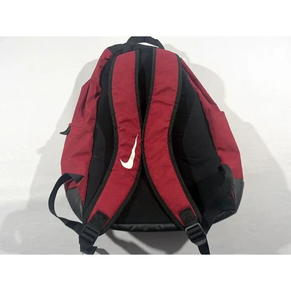 Nike Training Brasilia Gym School Backpack Poly RED Bookbag Travel FLAW - Picture 4 of 10